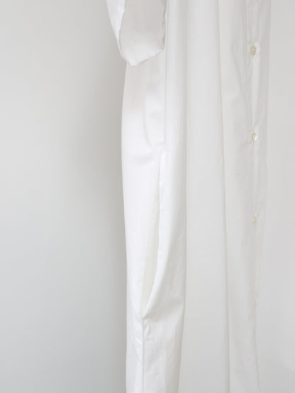half slv A line shirt one-piece