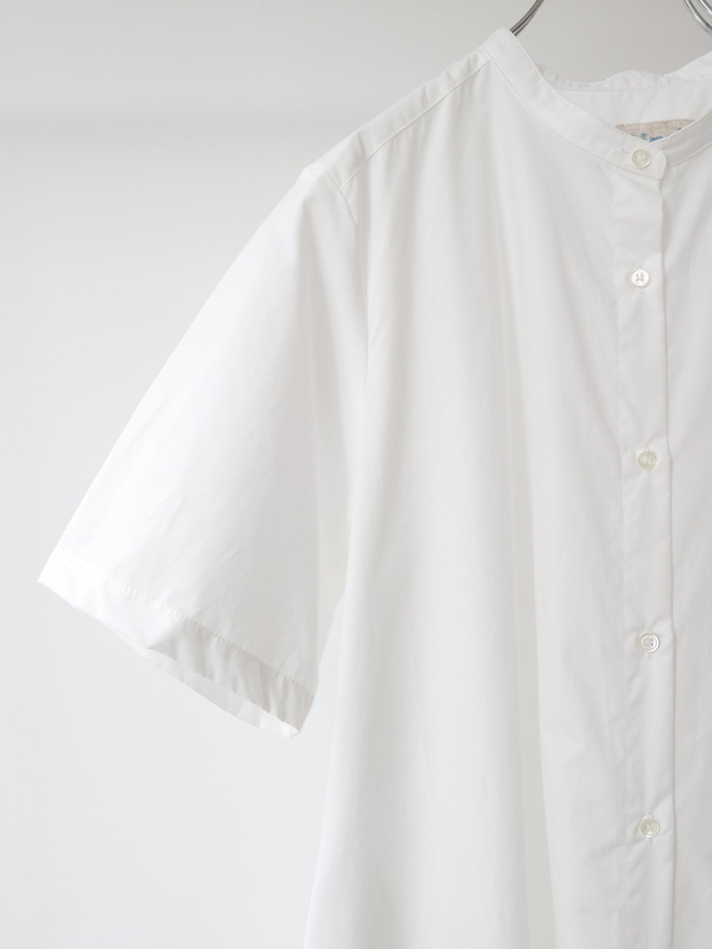 half slv A line shirt one-piece