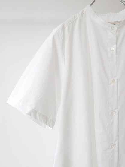 half slv A line shirt one-piece