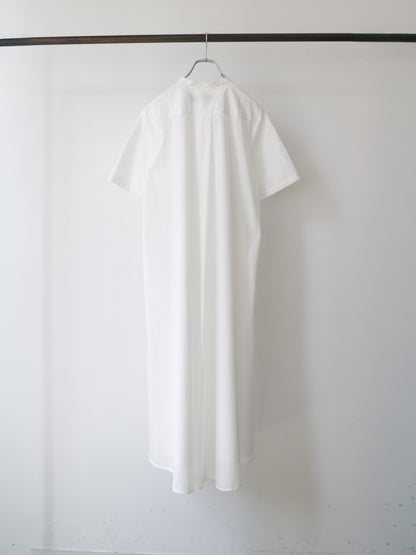 half slv A line shirt one-piece