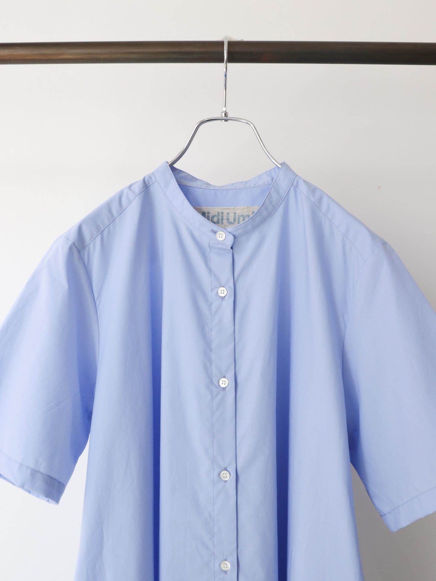 half slv A line shirt one-piece
