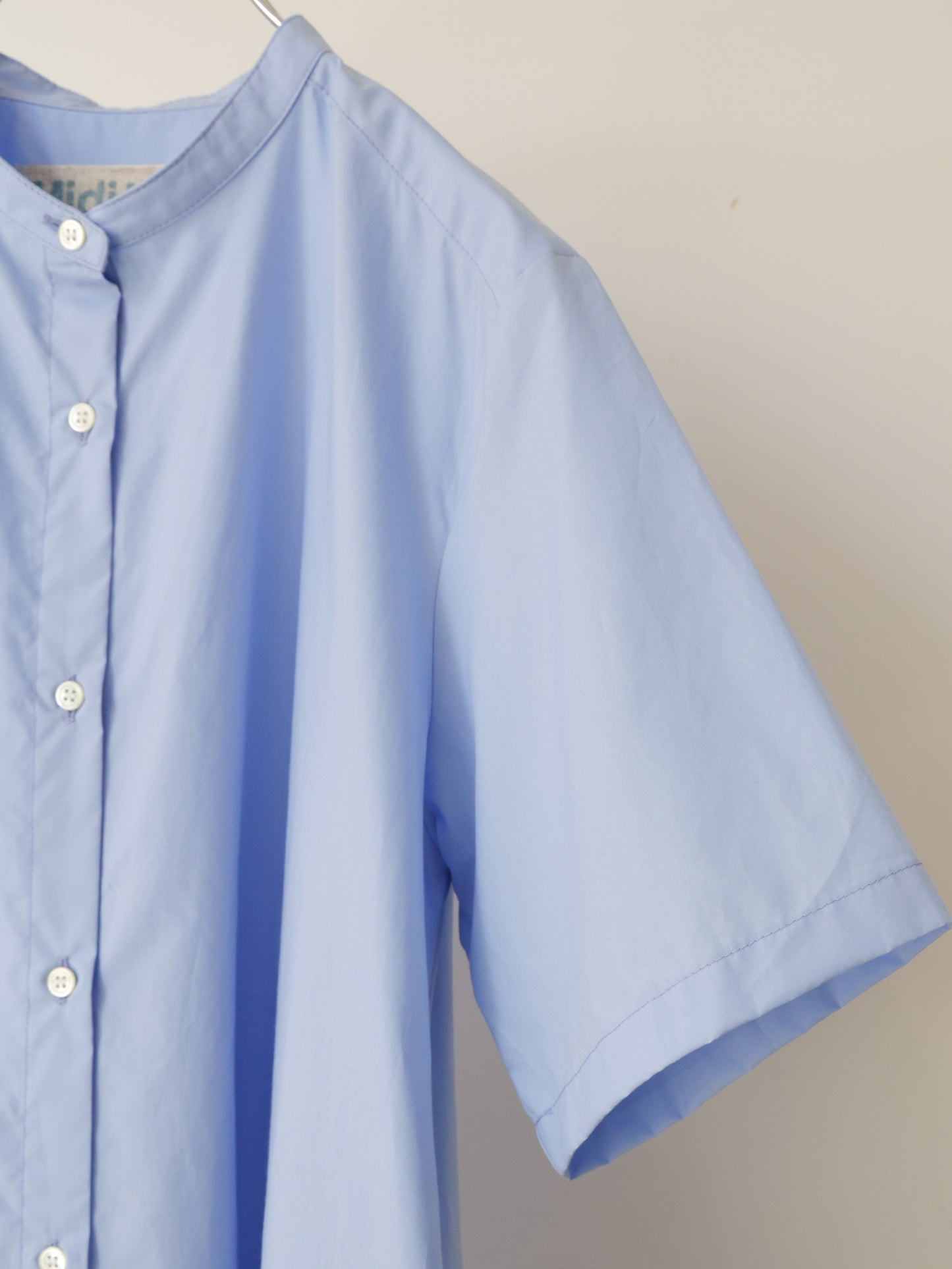 half slv A line shirt one-piece