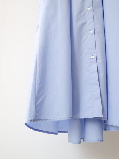 half slv A line shirt one-piece