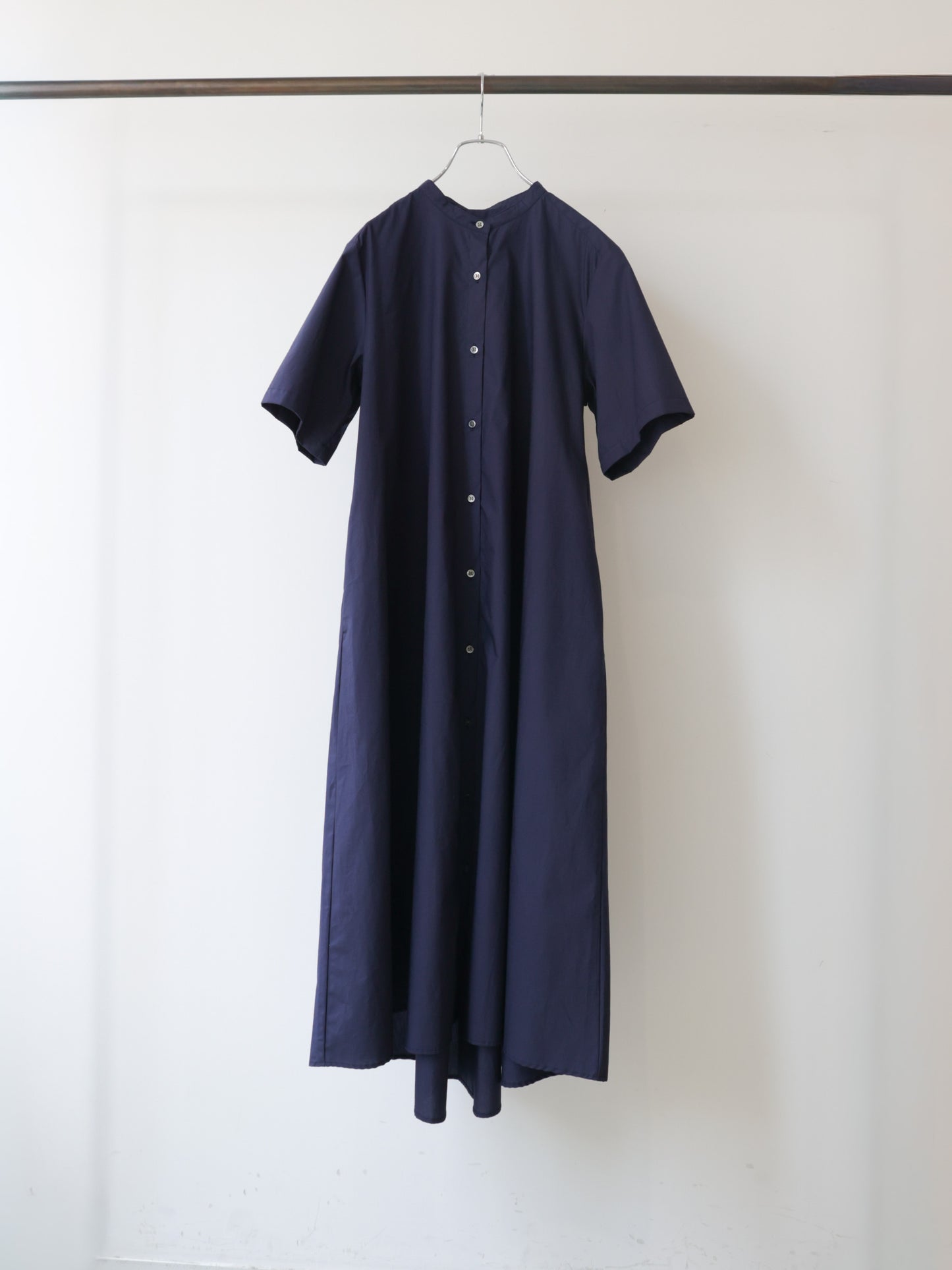 half slv A line shirt one-piece