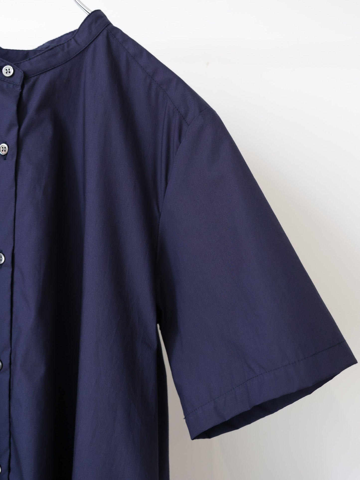 half slv A line shirt one-piece