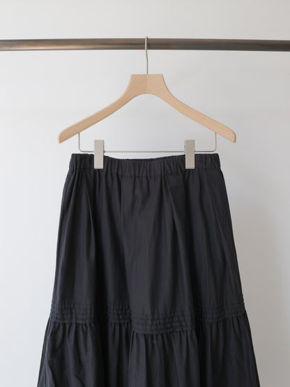hem lace tiered skirt