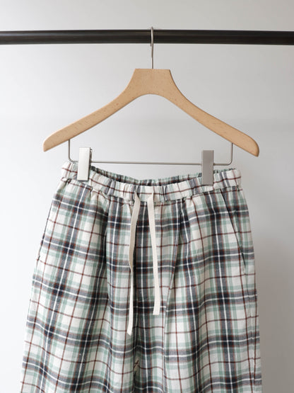 check straight easy pants