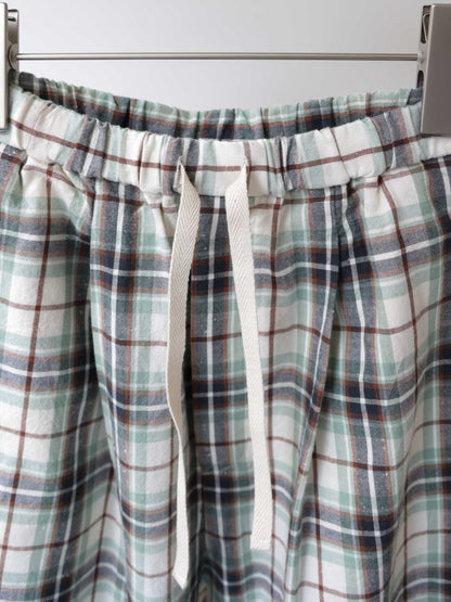 check straight easy pants