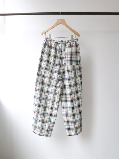 check straight easy pants