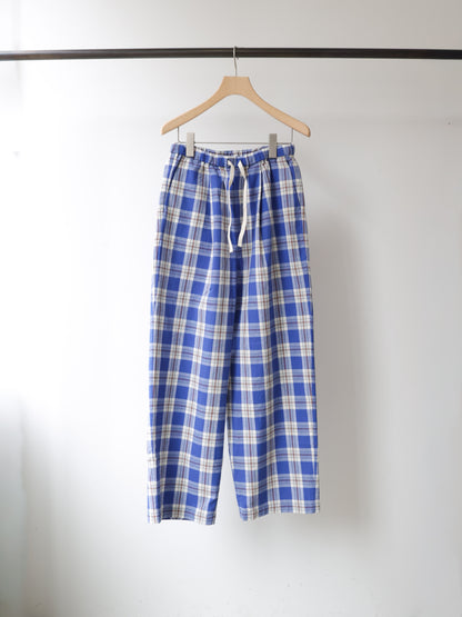 check straight easy pants