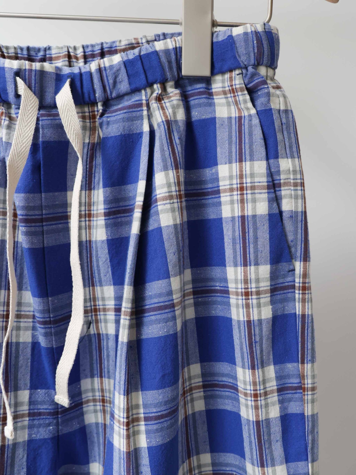 check straight easy pants