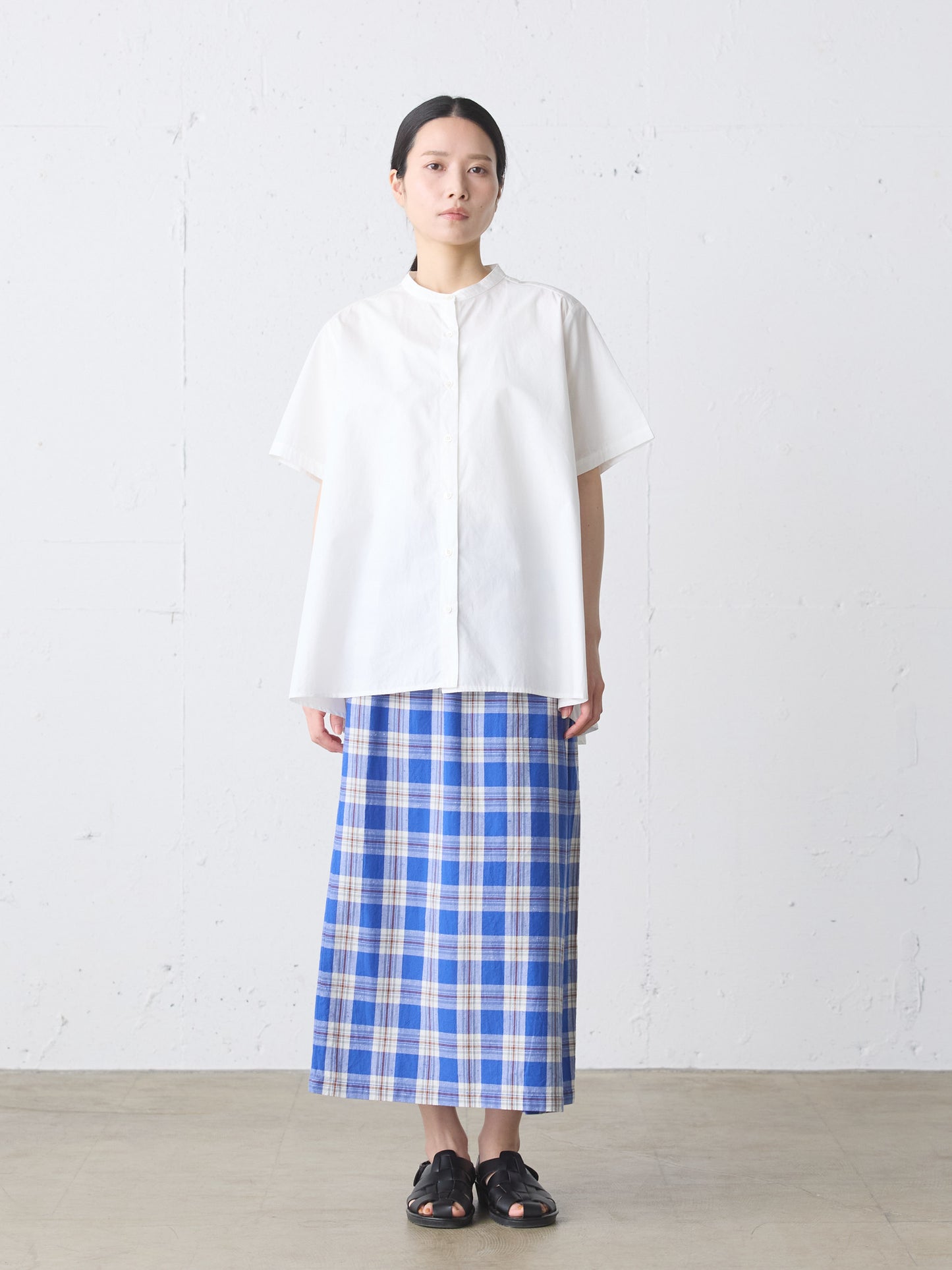 check lap like skirt