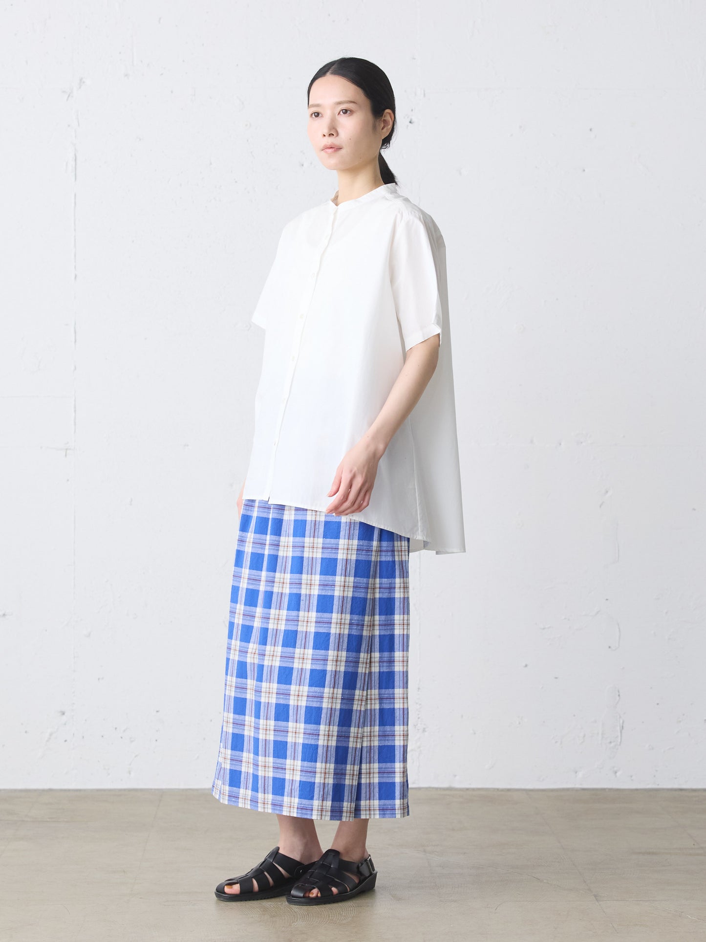 check lap like skirt