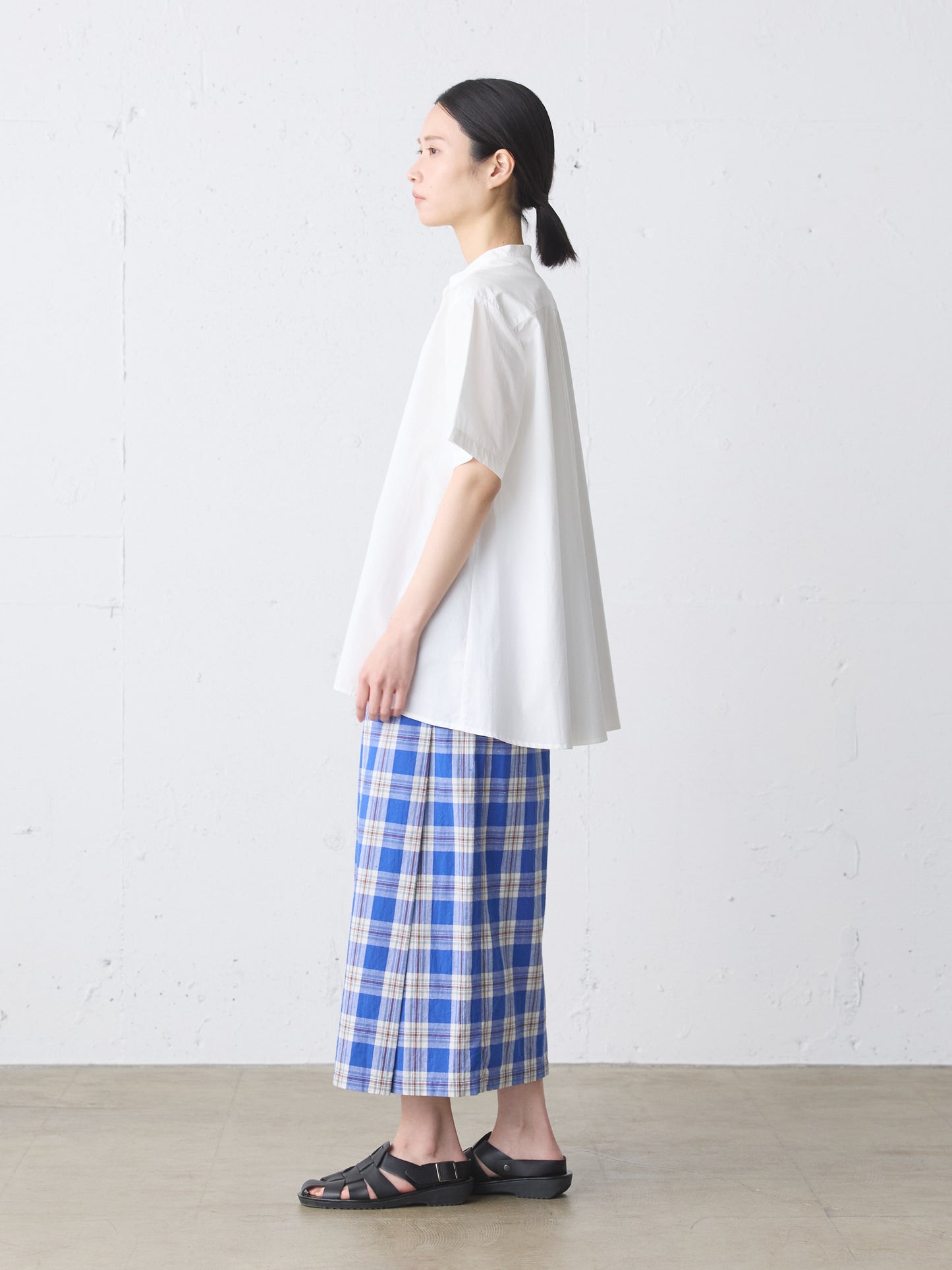 check lap like skirt