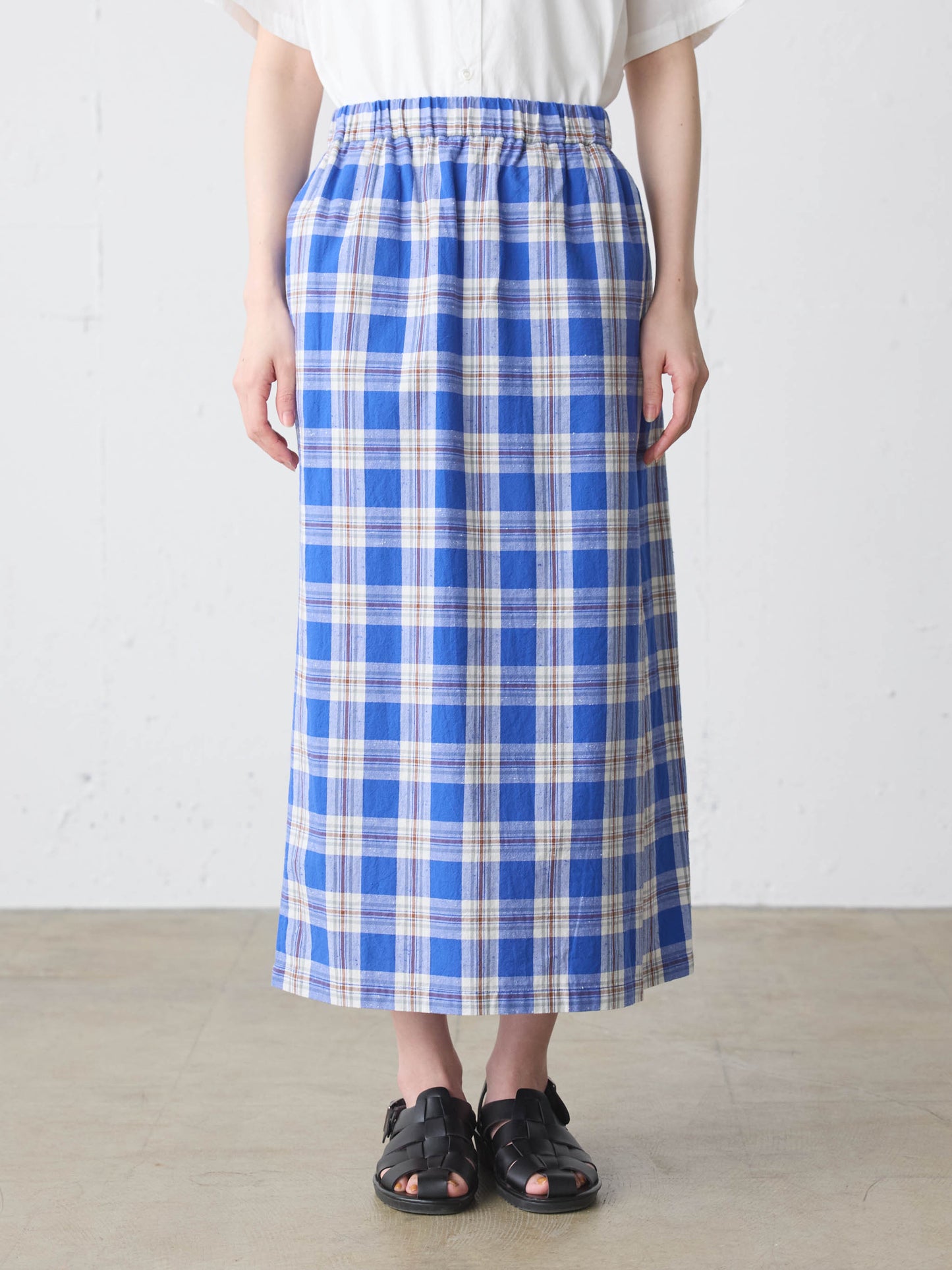 check lap like skirt