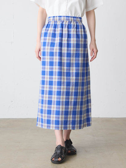check lap like skirt