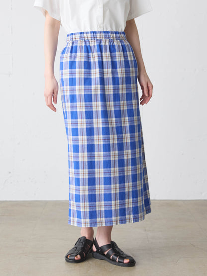 check lap like skirt