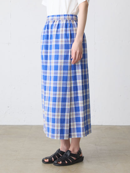 check lap like skirt