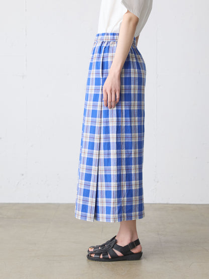 check lap like skirt