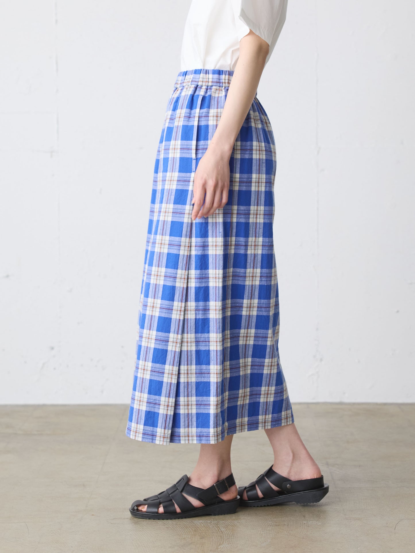 check lap like skirt