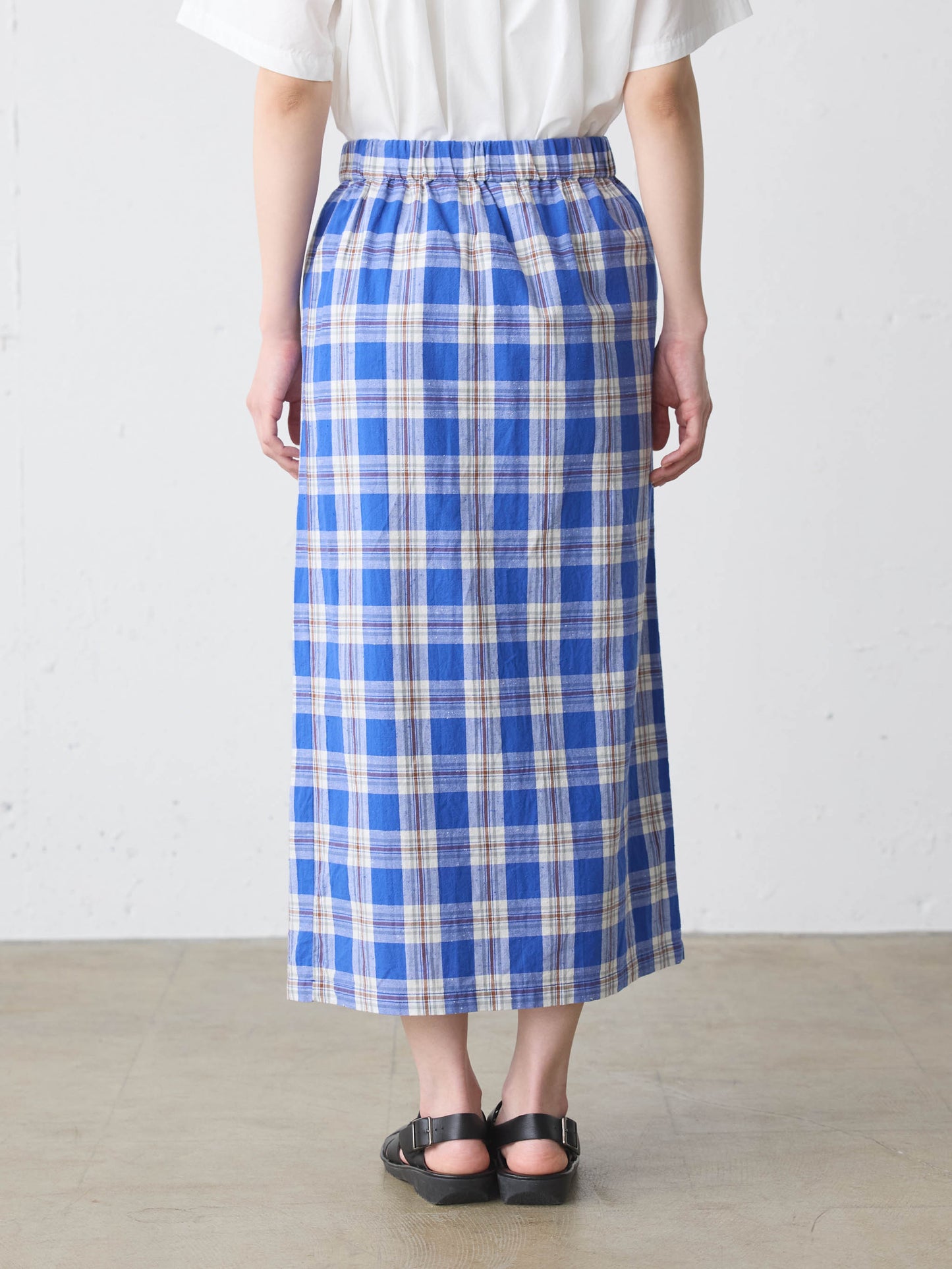 check lap like skirt