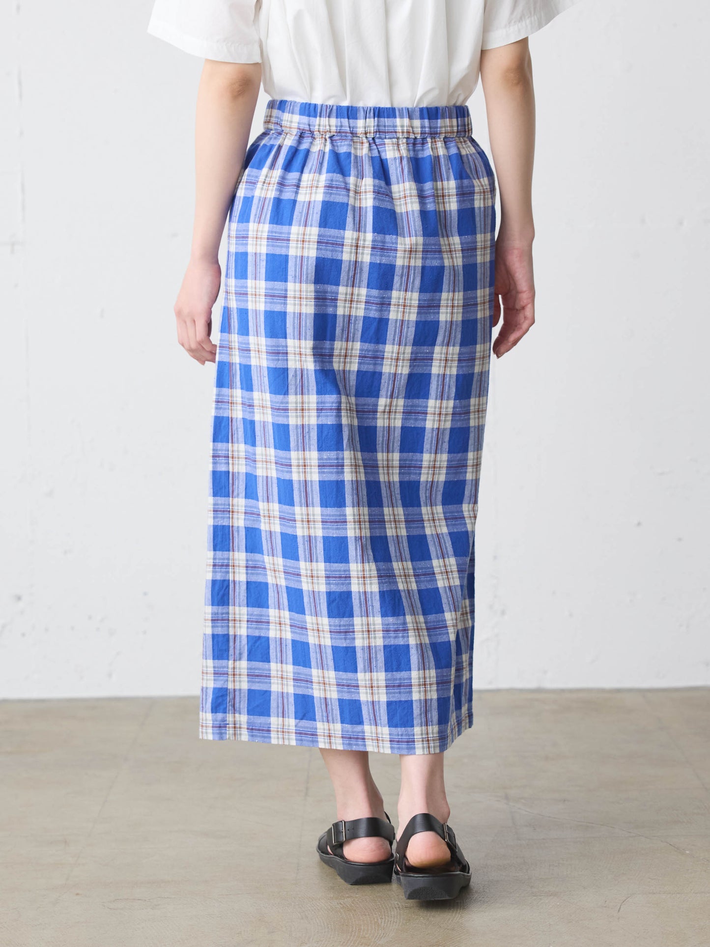 check lap like skirt