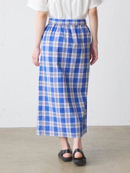 check lap like skirt