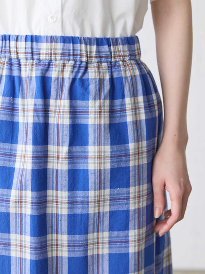 check lap like skirt