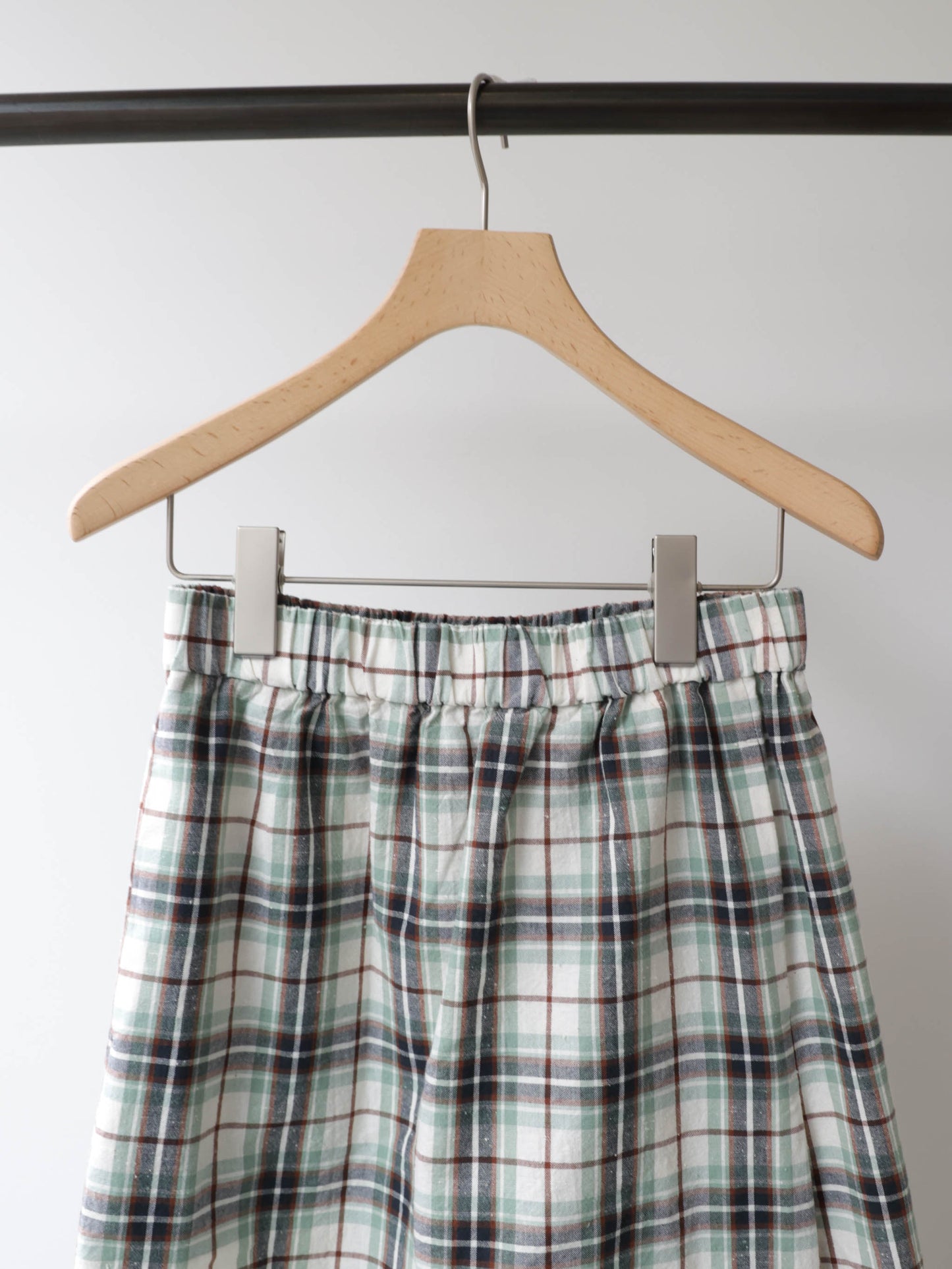 check lap like skirt