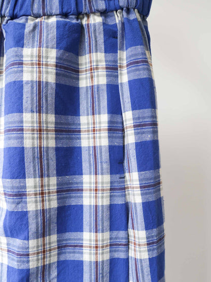 check lap like skirt
