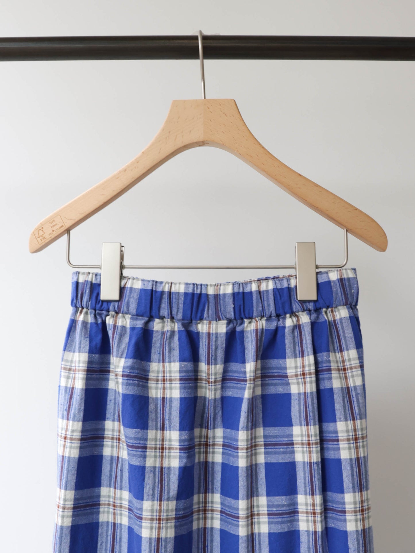 check lap like skirt