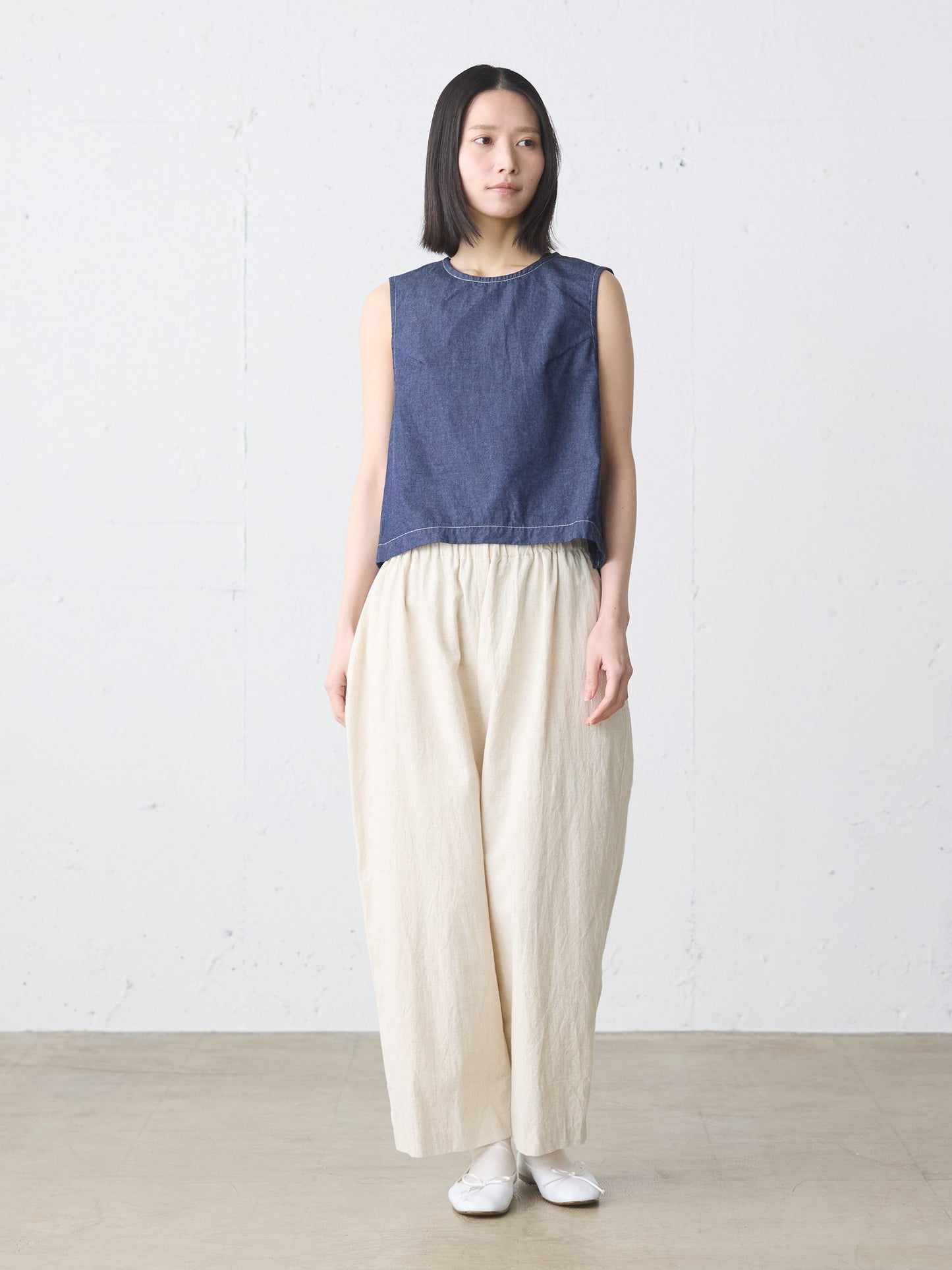 cotton linen light easy pants