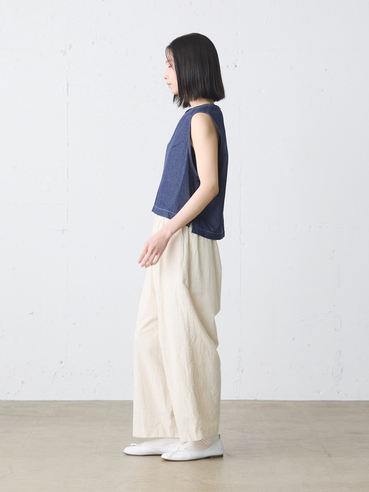 cotton linen light easy pants