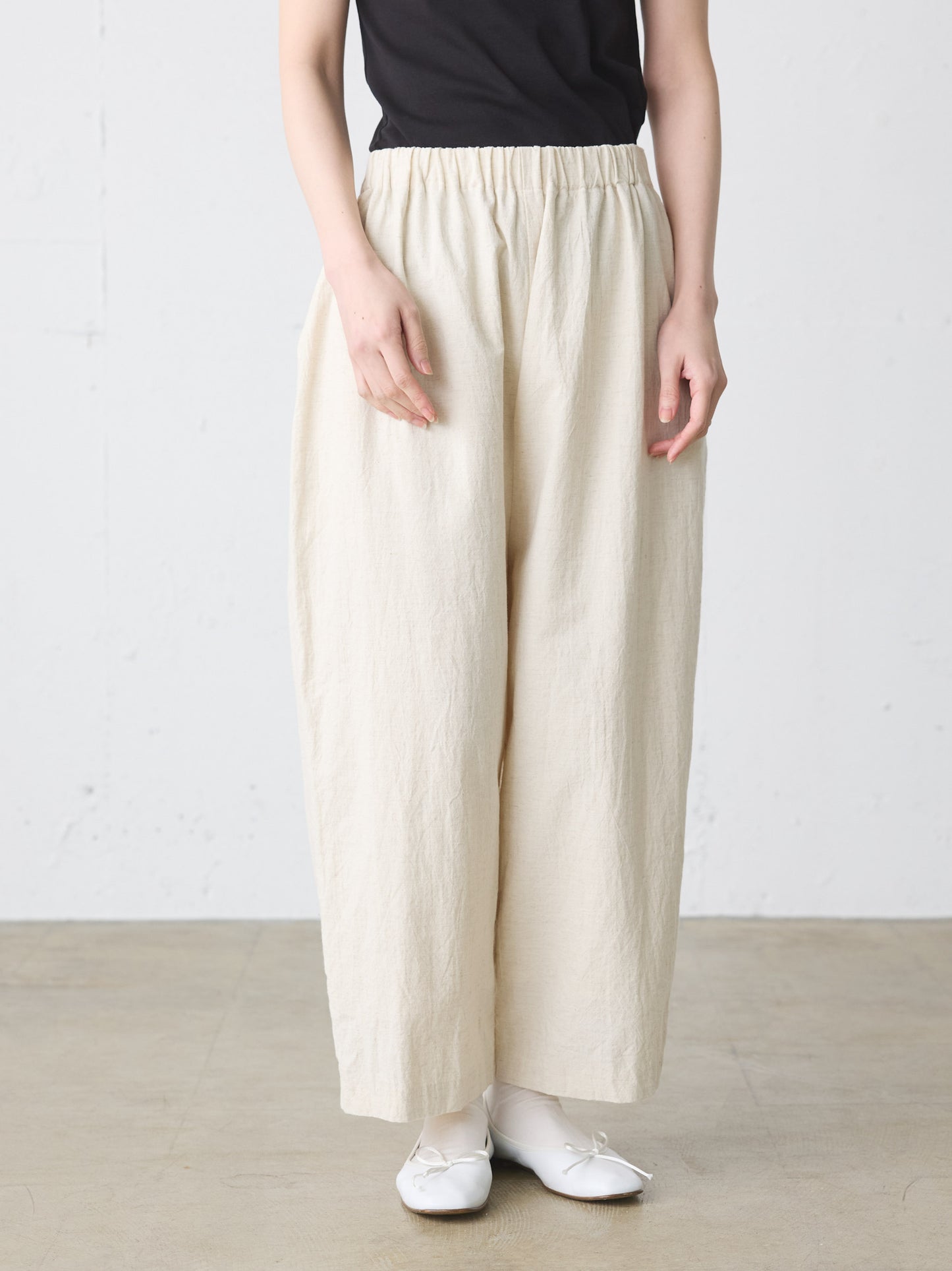 cotton linen light easy pants