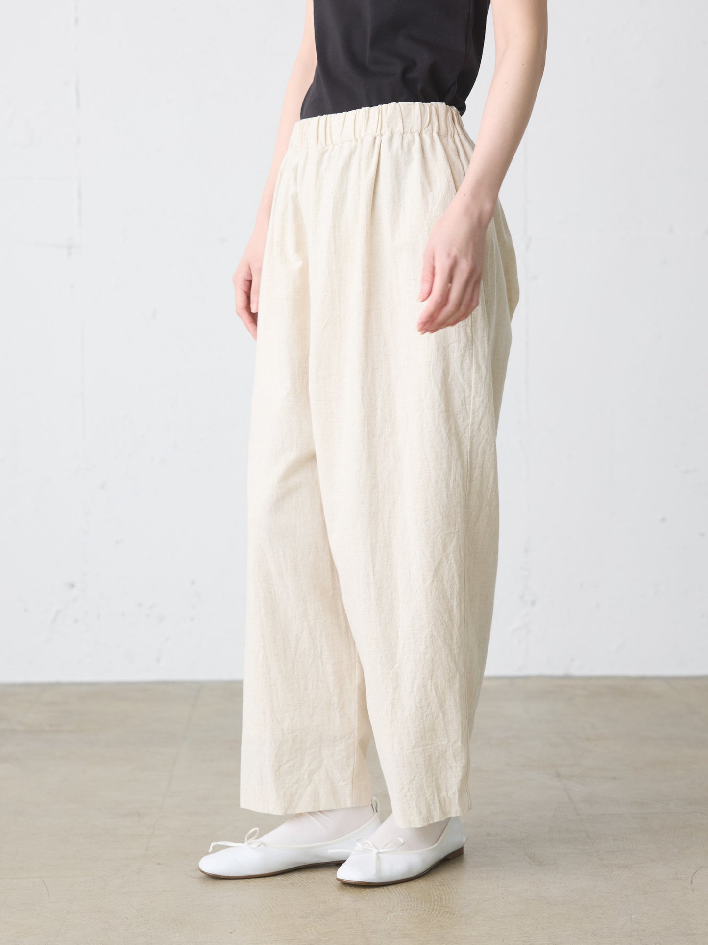 cotton linen light easy pants