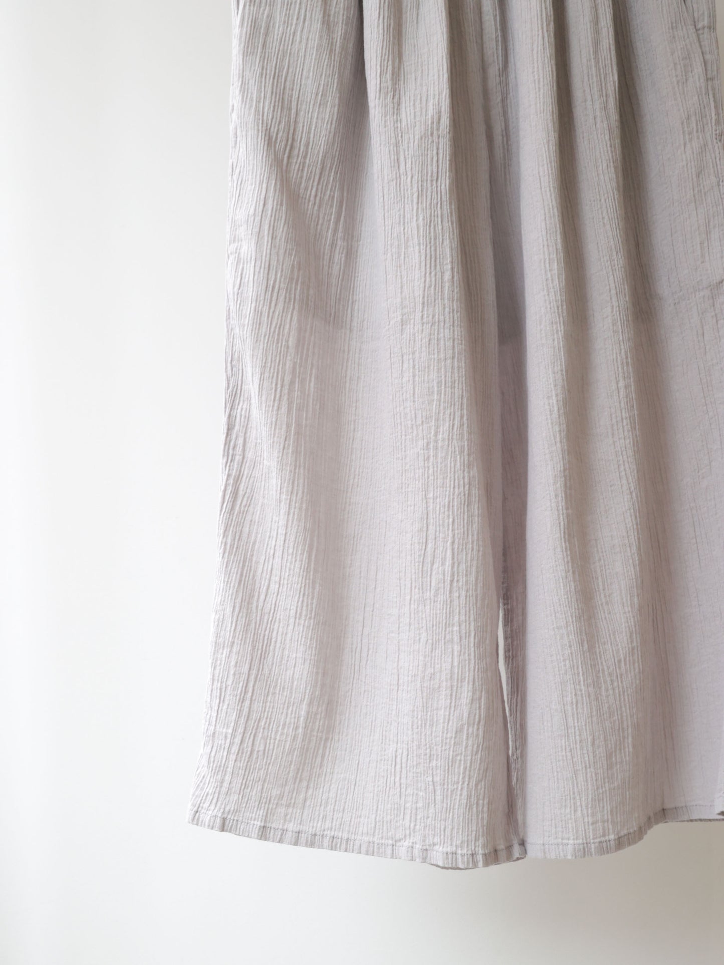 striped crepe wide easy pants