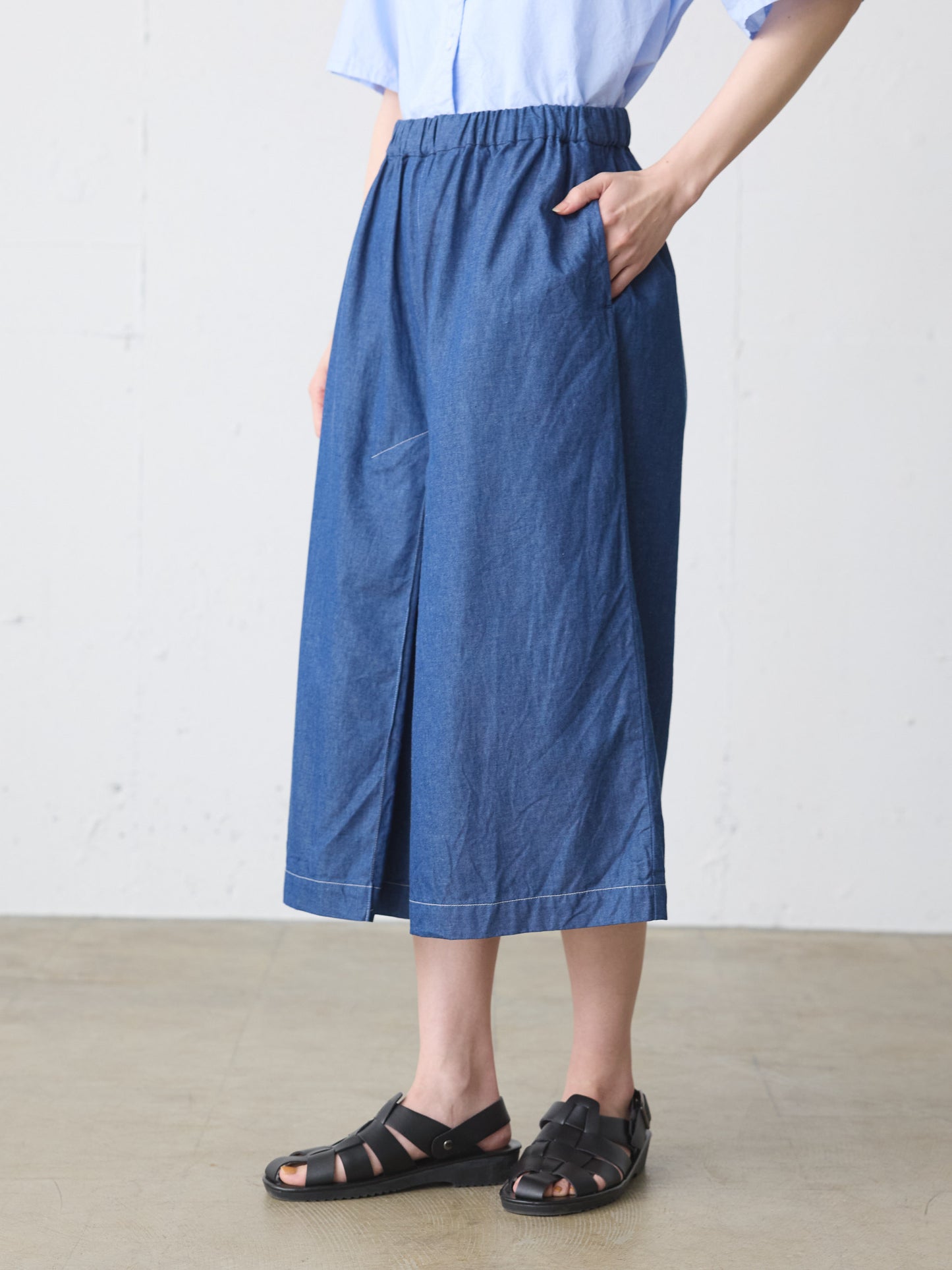 denim culottes