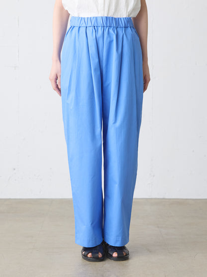 color tuck easy pants