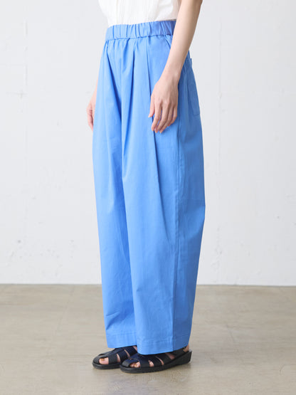 color tuck easy pants