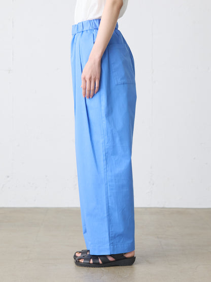 color tuck easy pants