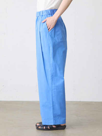 color tuck easy pants