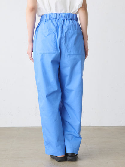 color tuck easy pants