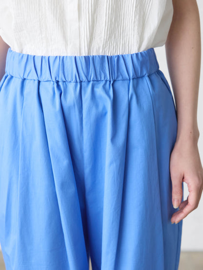 color tuck easy pants