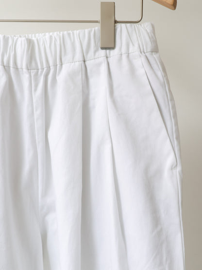 color tuck easy pants