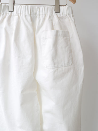 denim tuck wide easy pants