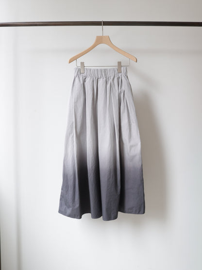gradation dye flare skirt