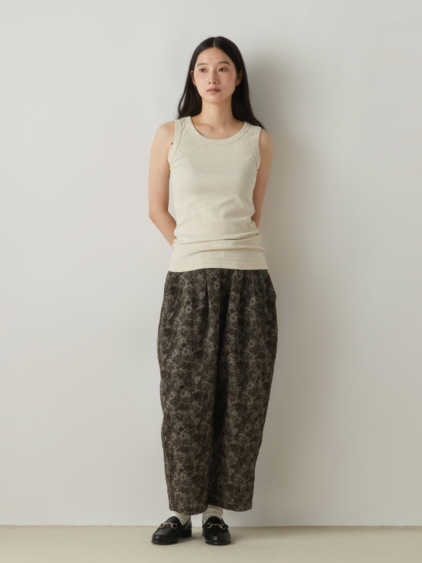 flower print easy pants