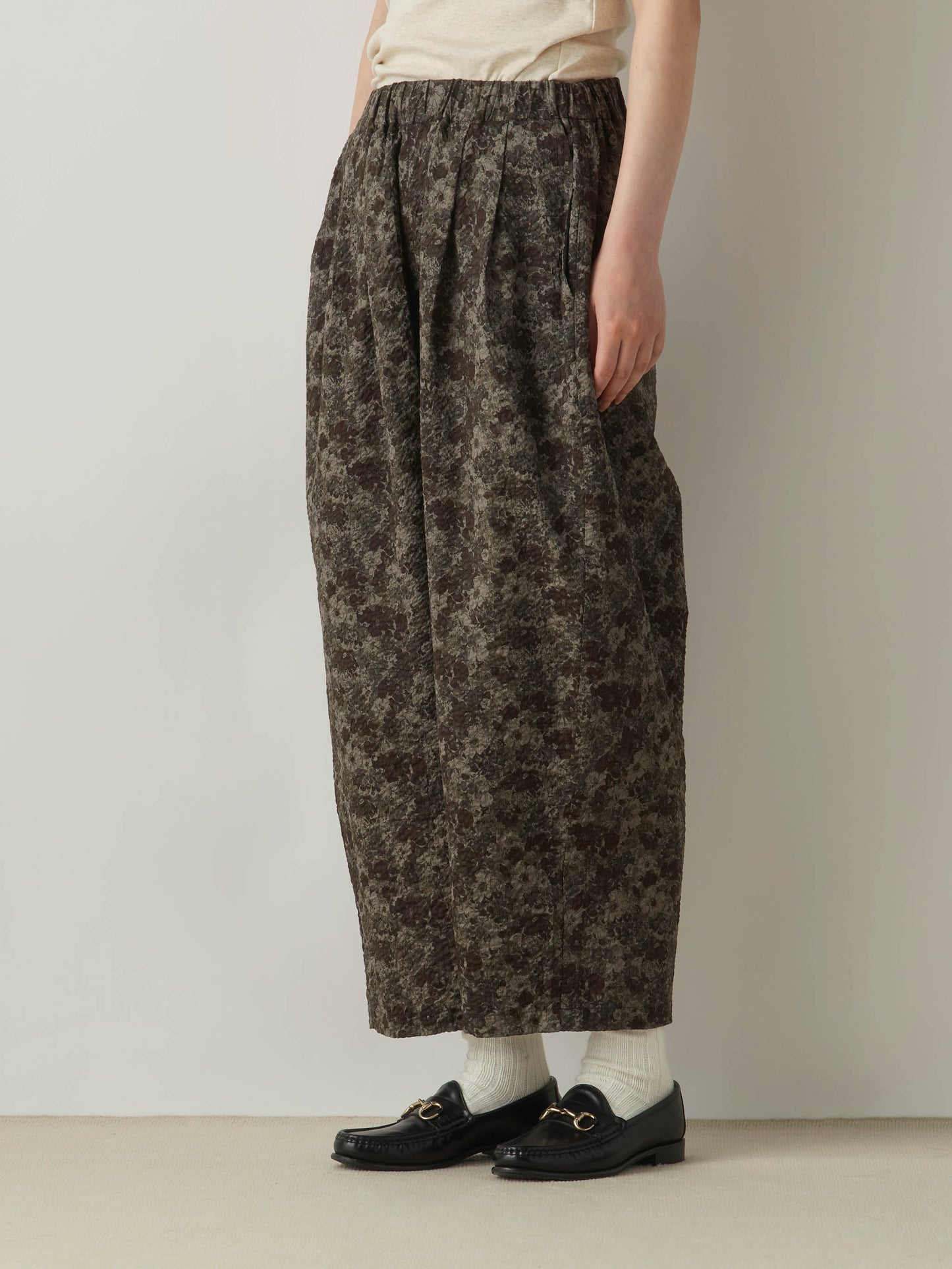 flower print easy pants