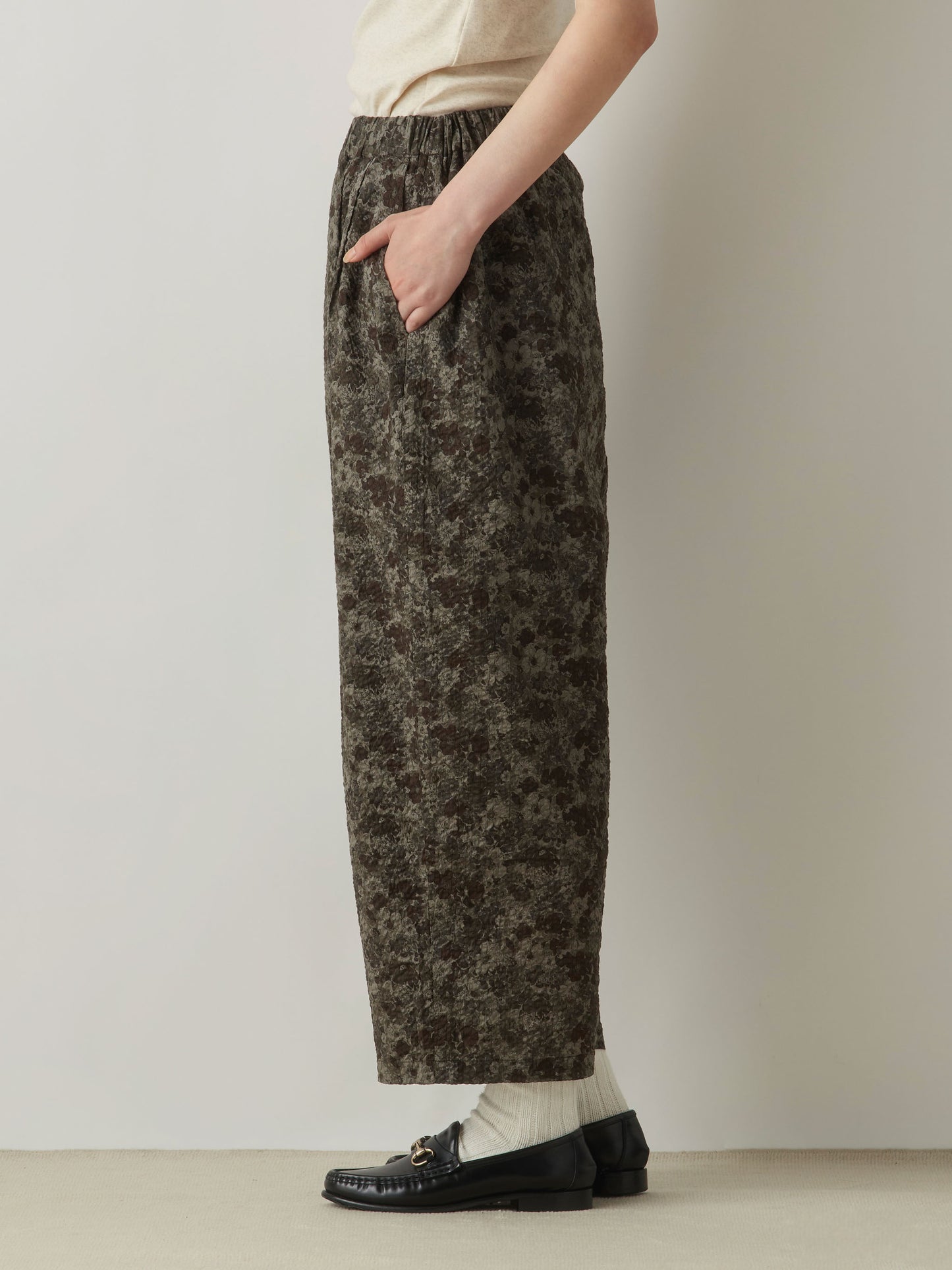 flower print easy pants