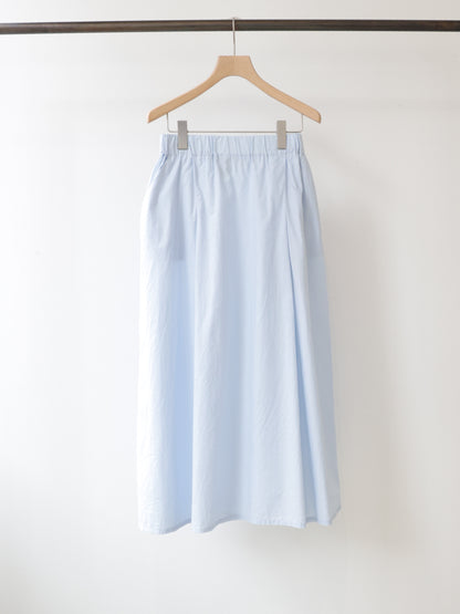 chambray tuck skirt